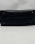 Nine West Black Faux Leather Aira Satchel