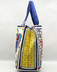 Brighton Multi Colored Canvas Cherished Love Tote Bag