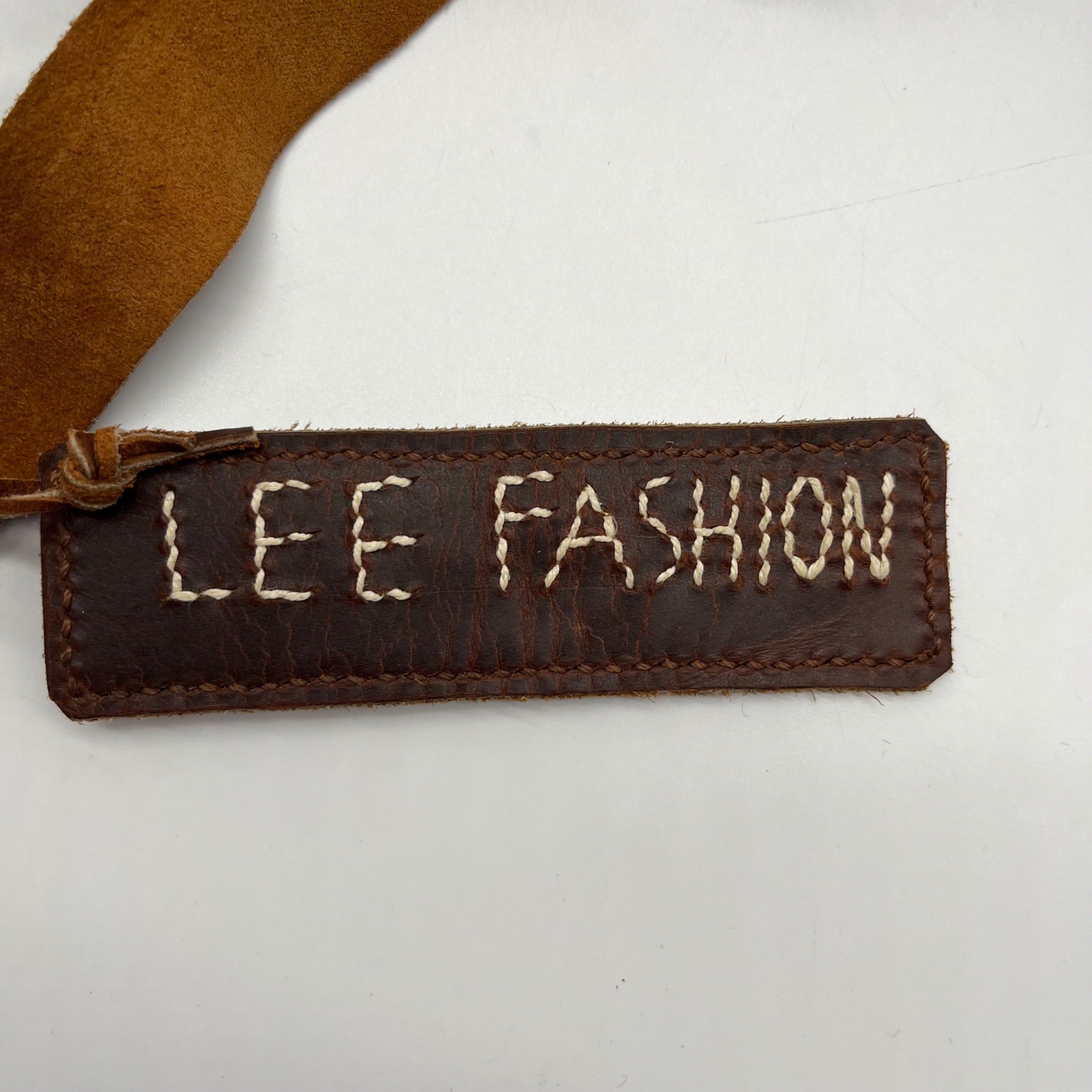 Lee Fashion Brown Distressed Leather Tote Bag