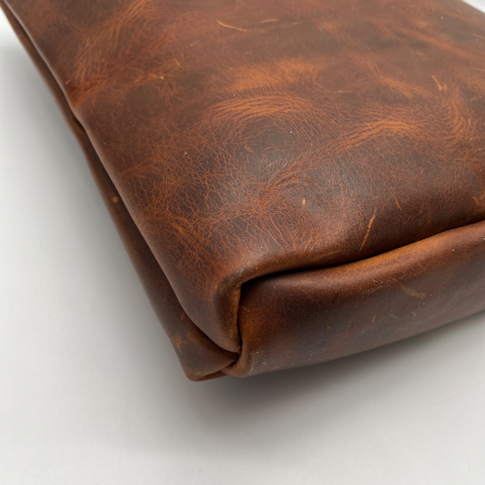 Lee Fashion Brown Distressed Leather Tote Bag