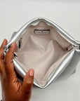 Kate Spade Silver Anya Metallic Shoulder Bag