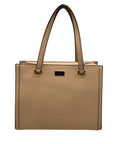 Kate Spade Tan Leather Regatta Vita Court Tote Bag