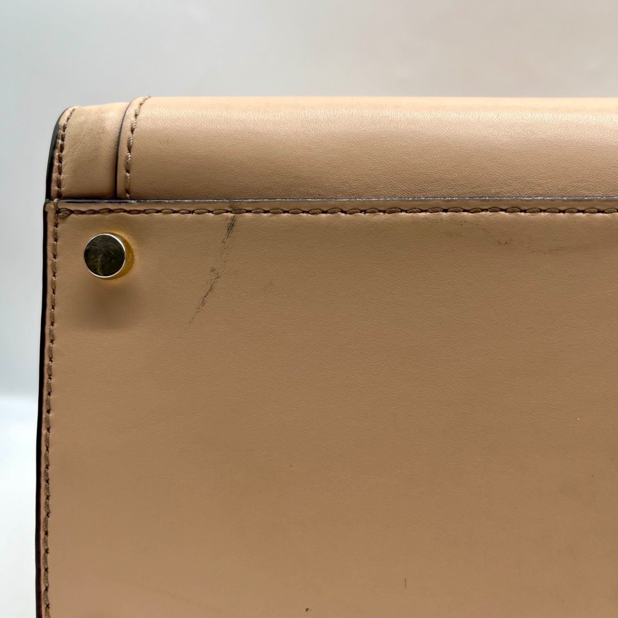 Kate Spade Tan Leather Regatta Vita Court Tote Bag