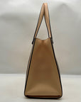 Kate Spade Tan Leather Regatta Vita Court Tote Bag