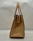 Kate Spade Tan Leather Regatta Vita Court Tote Bag