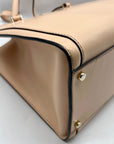 Kate Spade Tan Leather Regatta Vita Court Tote Bag