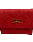 On 34th Boxed Red Faux Leather Maddynn Wallet & Heart Bag Charm 