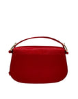 On 34th Red Jaqqy Small Lizard Crossbody Bag