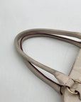 Coach Beige Signature Canvas Dome Satchel Bag