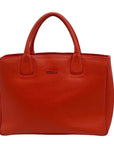 Furla Vermillion Leather Camilla Tote