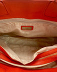 Furla Vermillion Leather Camilla Tote