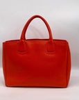 Furla Vermillion Leather Camilla Tote