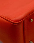 Furla Vermillion Leather Camilla Tote