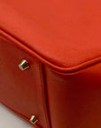 Furla Vermillion Leather Camilla Tote