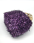 Valentino Garavani Small Carry Secrets Embroidered Amethyst Bucket Bag - NWT