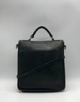 Coach Black Glove Leather Vintage Station Bag 6017