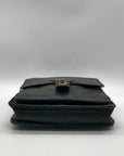 Coach Black Glove Leather Vintage Station Bag 6017