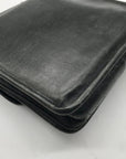Coach Black Glove Leather Vintage Station Bag 6017