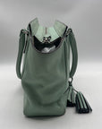 Coach Mint Legacy Candace Carryall Leather Satchel Bag 24201