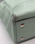 Coach Mint Legacy Candace Carryall Leather Satchel Bag 24201