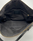 Coach Black Crossgrain Leather Gallery Tote