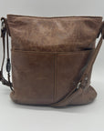 The Sak Brown Leather Crossbody bag