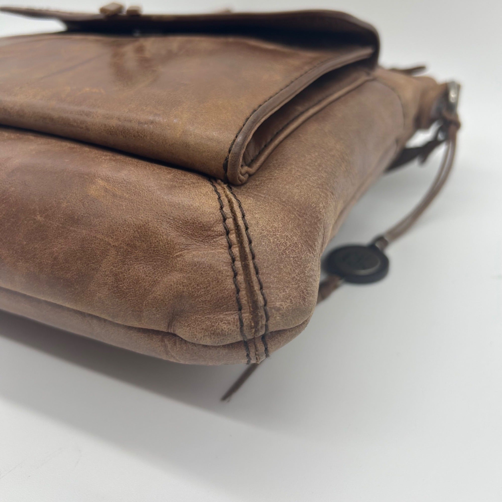 The Sak Brown Leather Crossbody bag