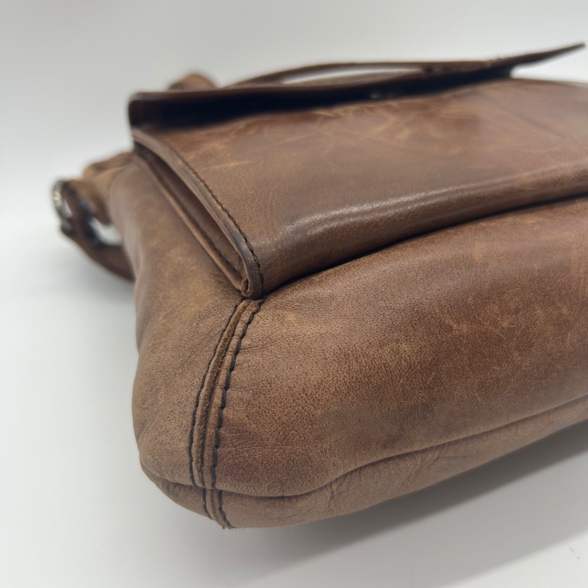 The Sak Brown Leather Crossbody bag