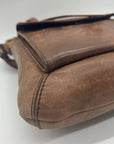 The Sak Brown Leather Crossbody bag