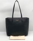 Kate Spade Black Pebbled Leather Veronica Tote Bag