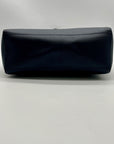 Tory Burch Blue Saffiano Leather Tote Bag