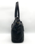 Style & Co Black Faux Leather Hudsonn Crossbody Tote Bag