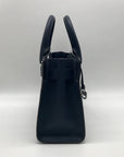 Michael Kors Navy Blue Saffiano Leather Dillon Small Satchel Bag
