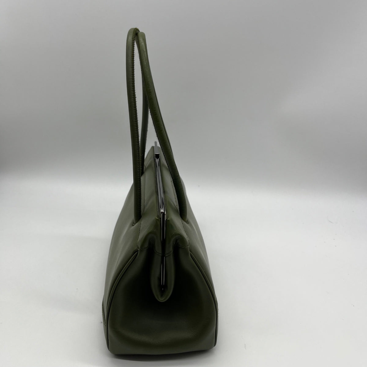 Gucci Olive Green Leather Shoulder Bag