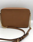 Michael Kors Jet Set East West Tan Saffiano Leather Crossbody Bag