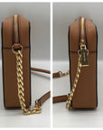 Michael Kors Jet Set East West Tan Saffiano Leather Crossbody Bag