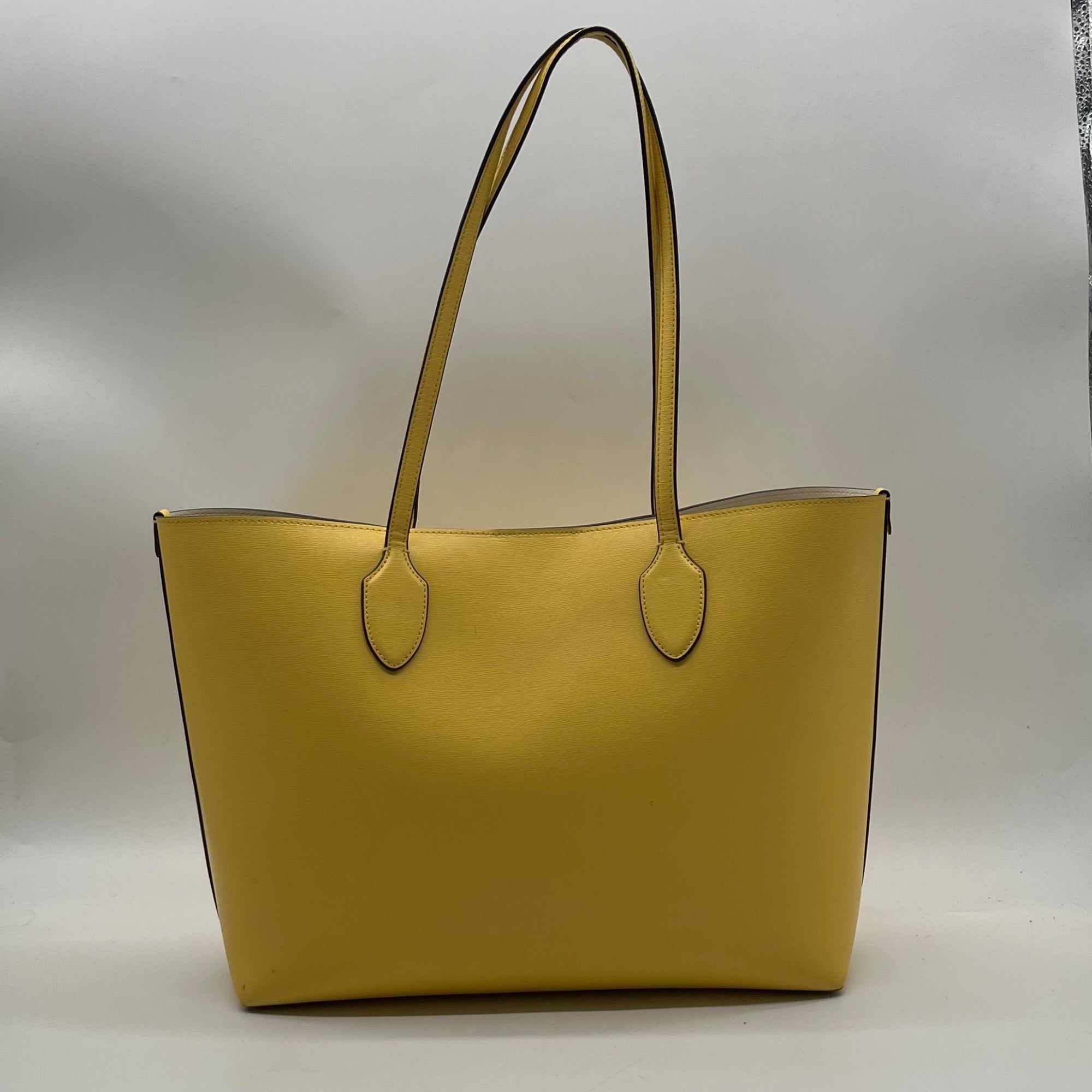 Kate Spade Yellow Pebbled Leather Tote Bag