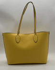 Kate Spade Yellow Pebbled Leather Tote Bag