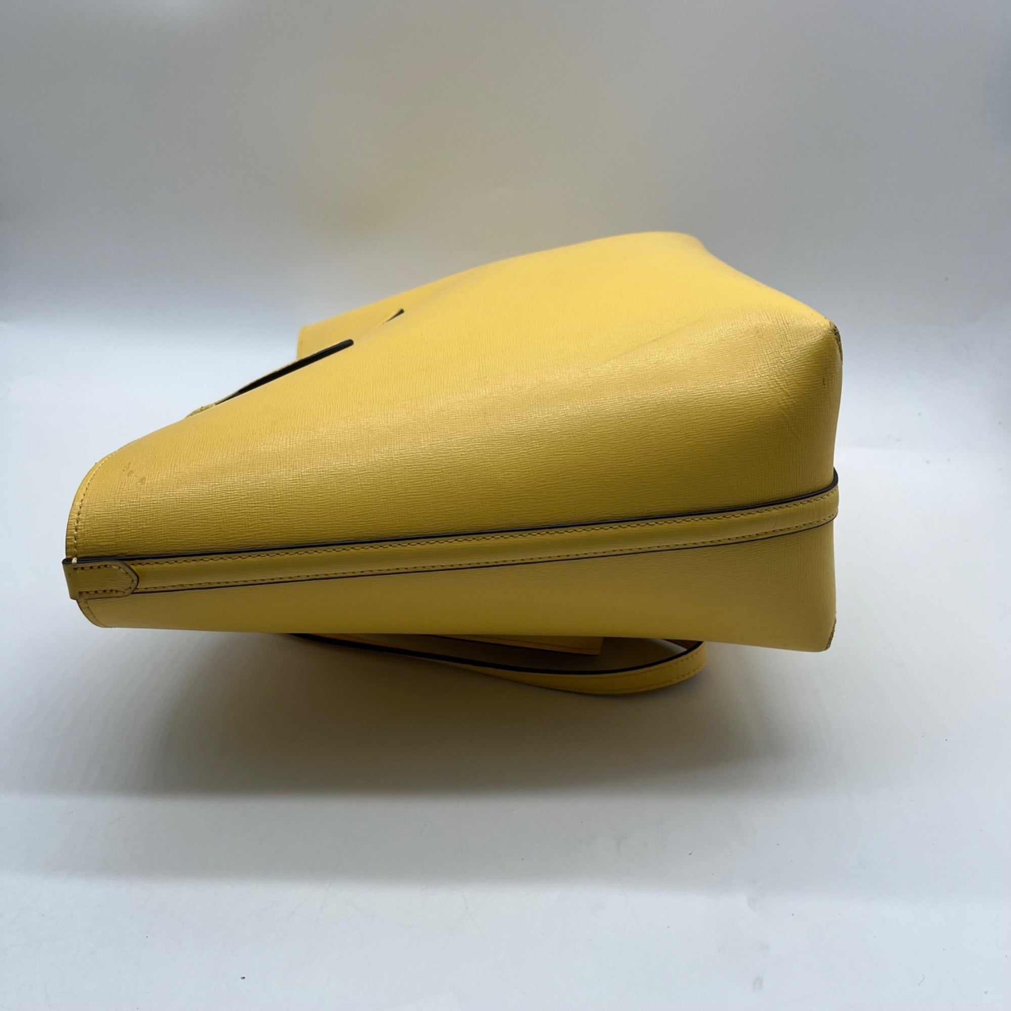 Kate Spade Yellow Pebbled Leather Tote Bag