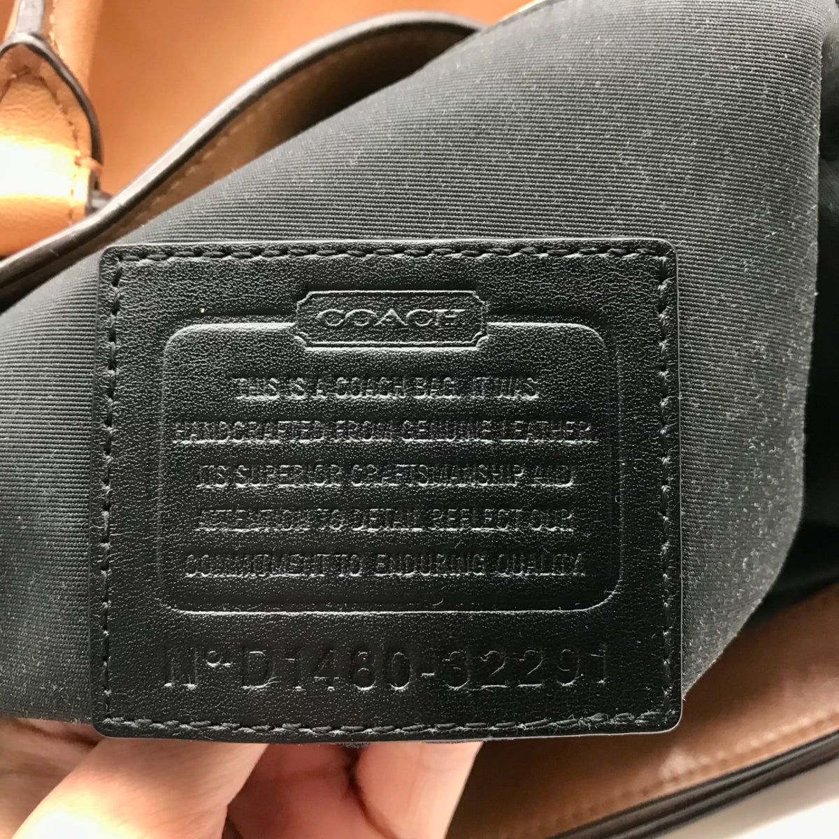 Coach Tan Soft Leather Borough Bag 32291