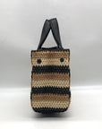 Steve Madden Beige Raffia Bflores Mini Tote With Wallet