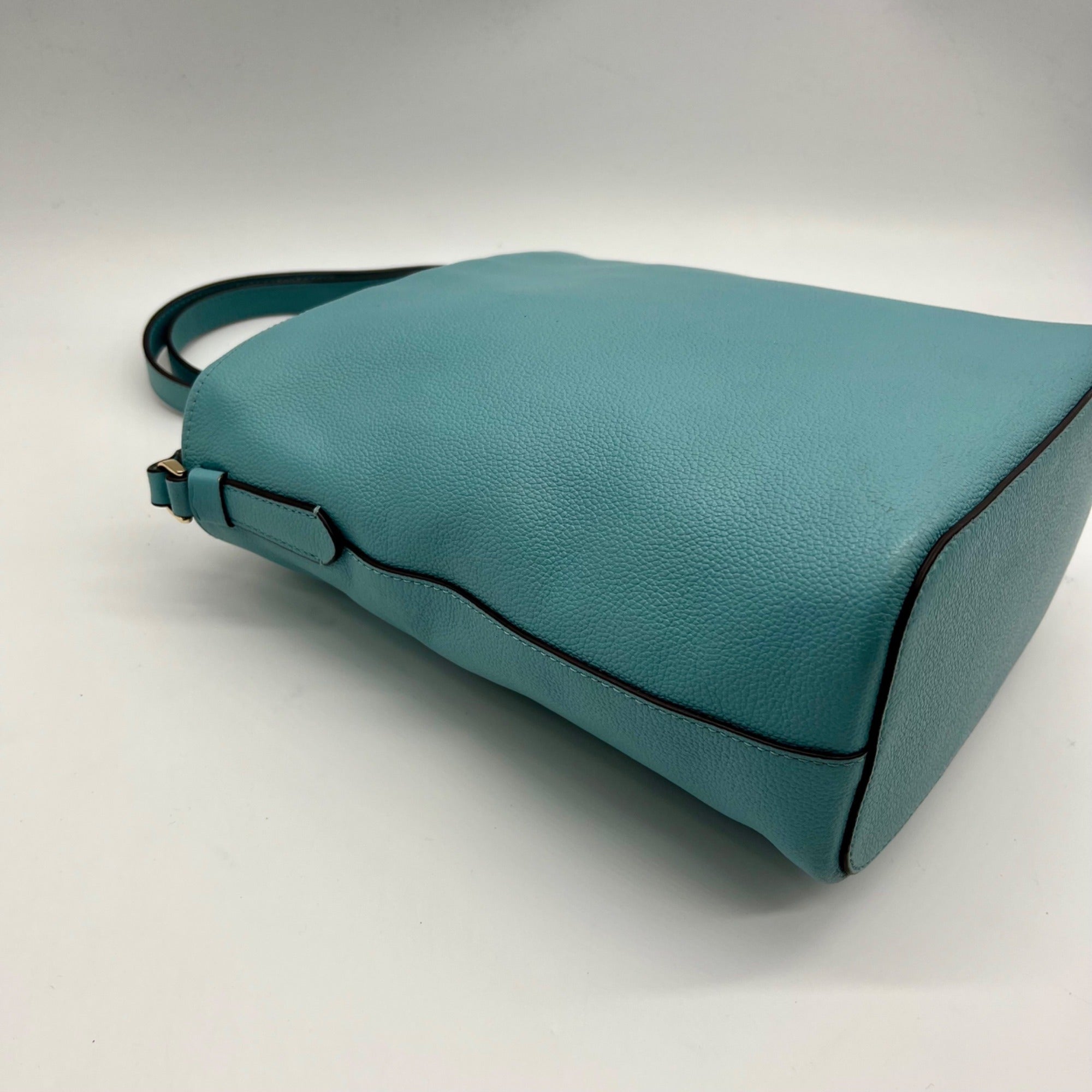 Kate Spade Light Blue Textured Elsie Shoulder Bag