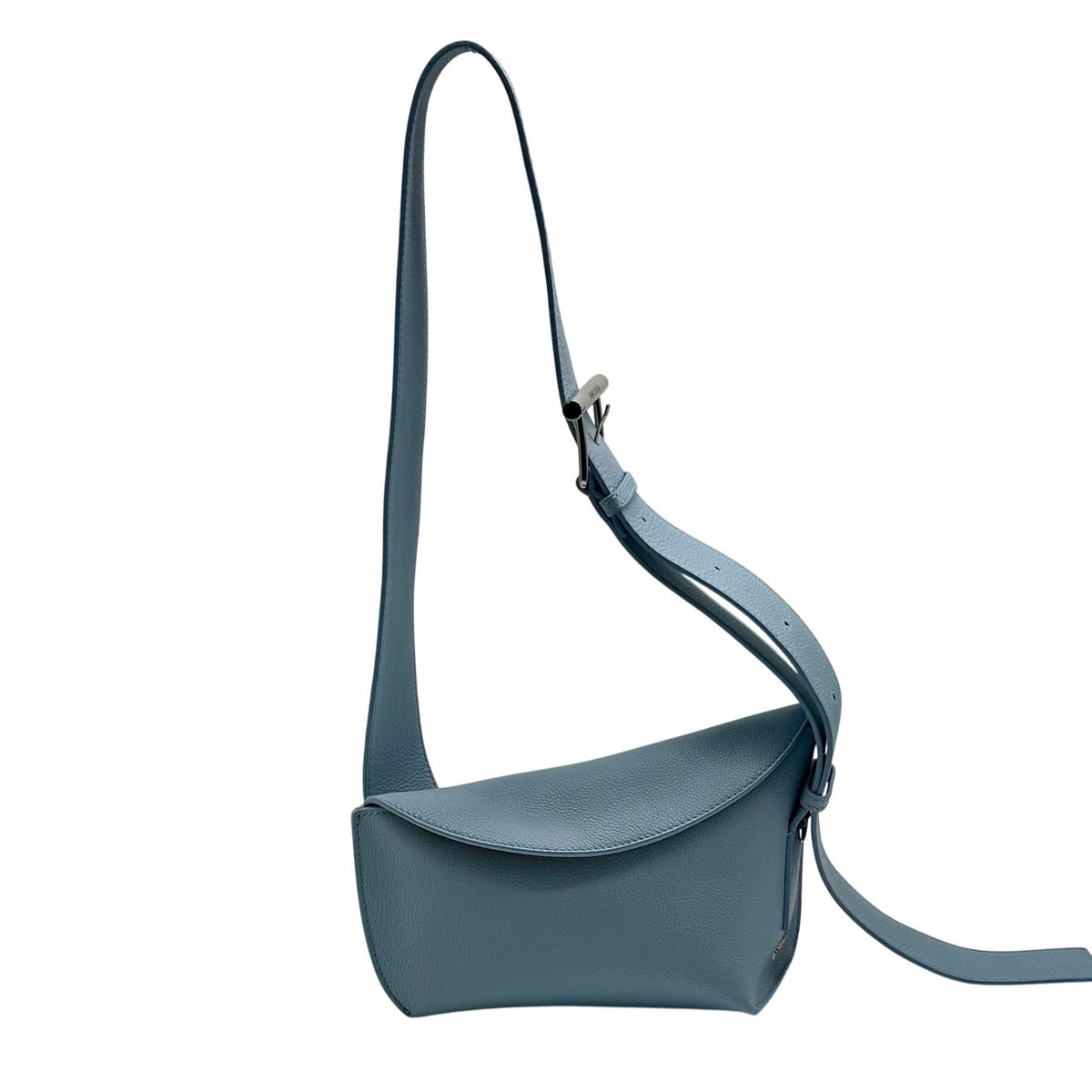 Alexander Mcqueen Blue Leather Shoulder Bag