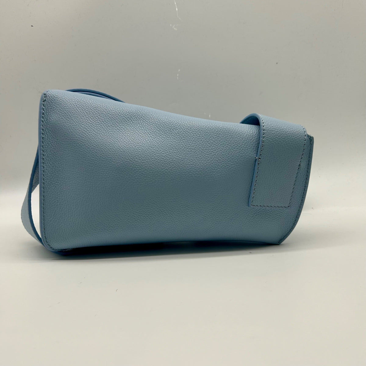 Alexander Mcqueen Blue Leather Shoulder Bag