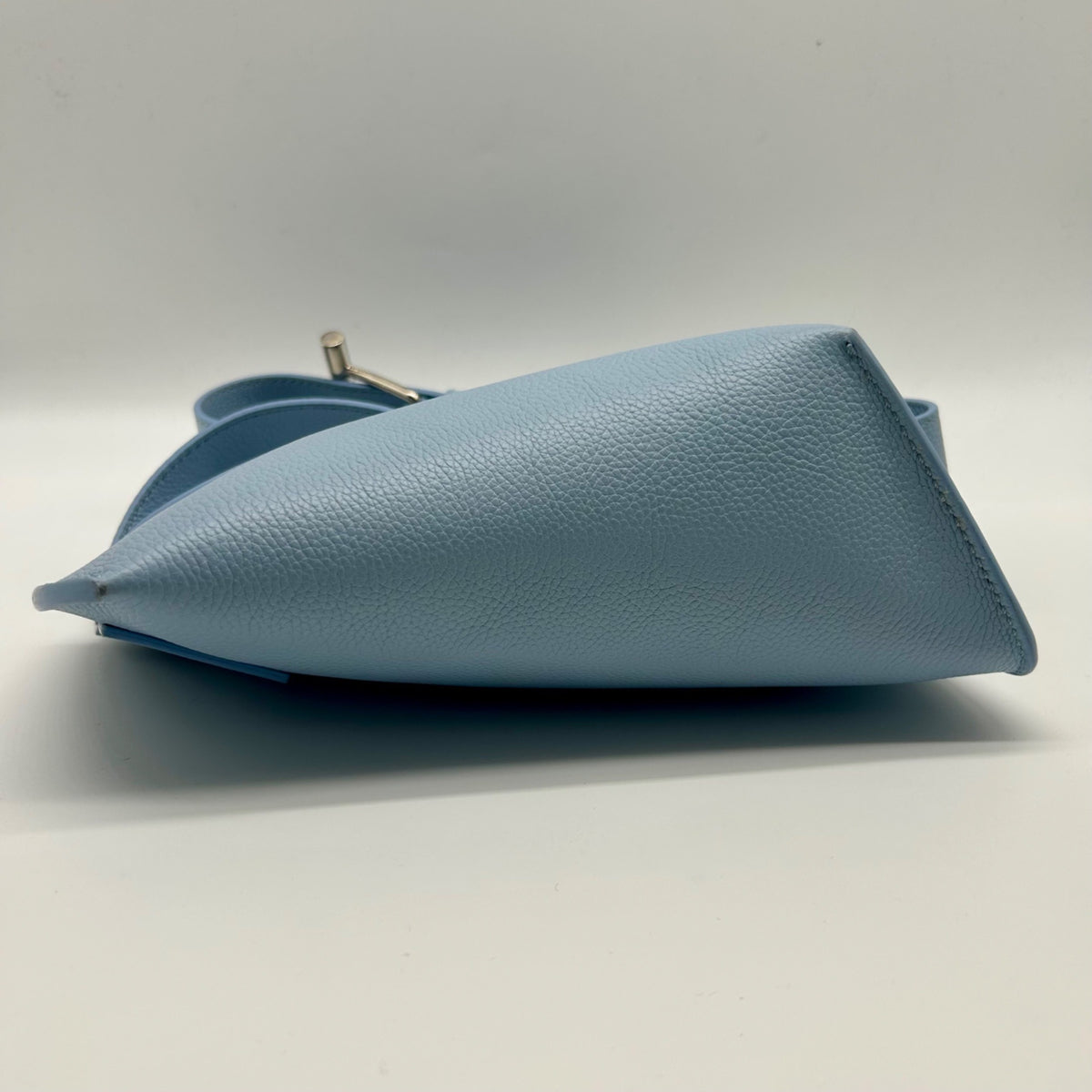 Alexander Mcqueen Blue Leather Shoulder Bag