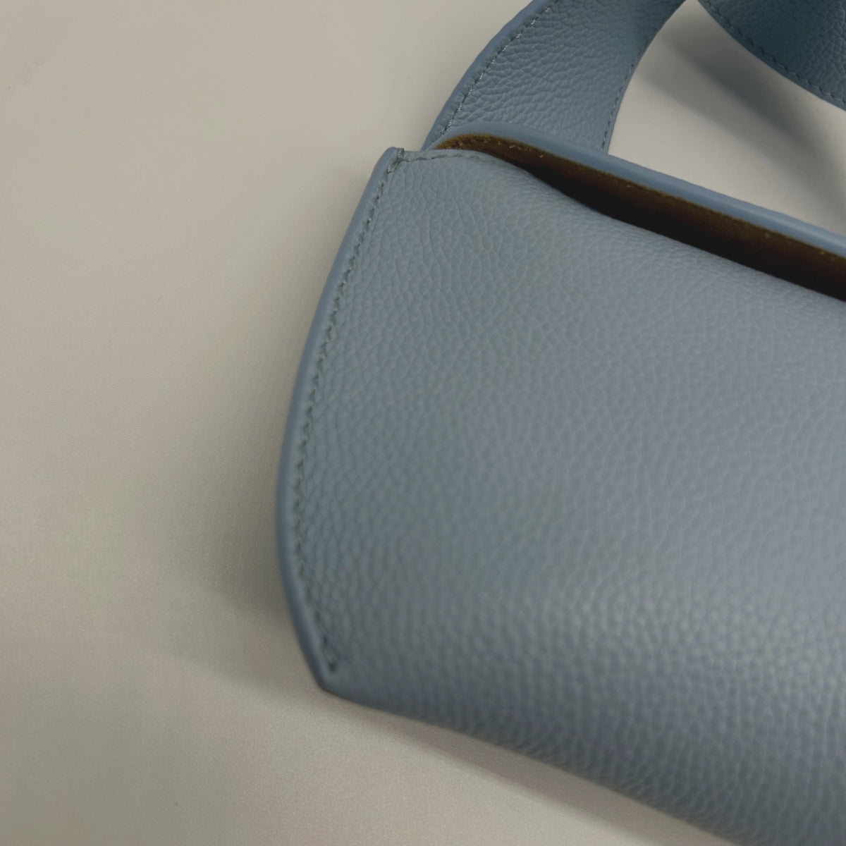 Alexander Mcqueen Blue Leather Shoulder Bag
