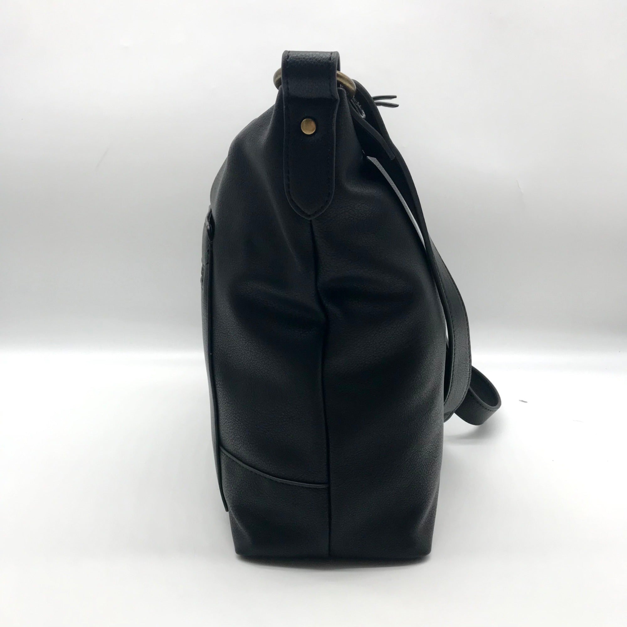 Style &amp; Co Black Hudsonn Convertible Hobo Bag