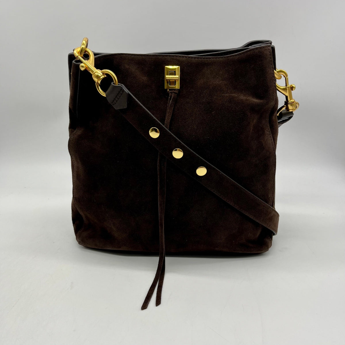 Rebecca Minkoff Brown Suede Shoulder Bag
