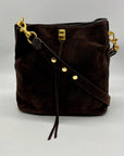 Rebecca Minkoff Brown Suede Shoulder Bag