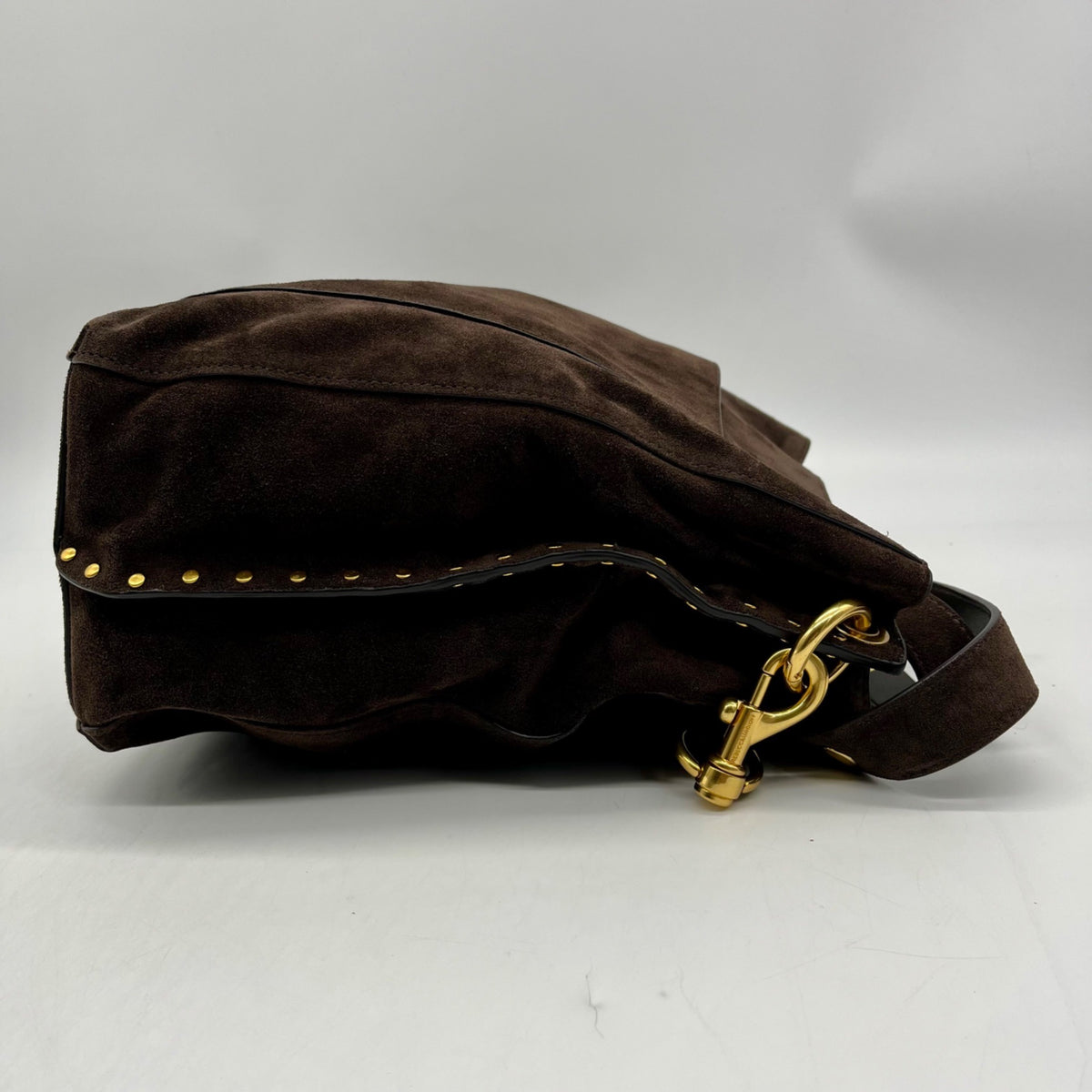 Rebecca Minkoff Brown Suede Shoulder Bag
